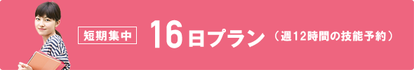 16日プラン（週12時間の技能予約）